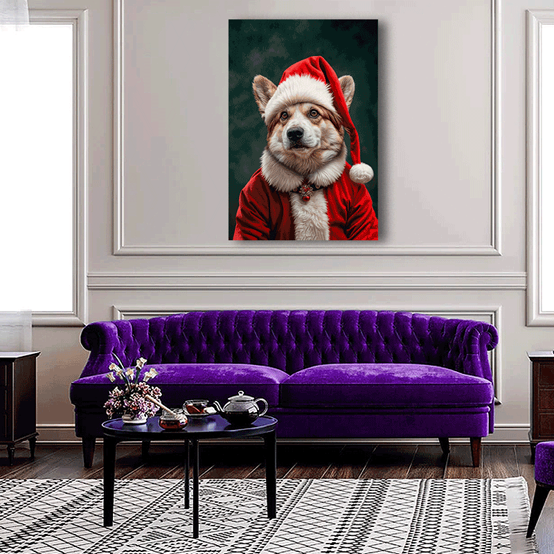 Santa Paws – Holiday Pet Portrait Costume